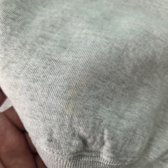 Vintage 90s Russell Gray Graphic Streetwear Boxy Crewneck Sweatshirt XL - Picture 6 of 11